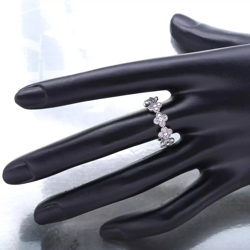 (afbeelding voor) Pandora Zilveren Oriental Blossom Ring 191000CZ - Bekijken 6