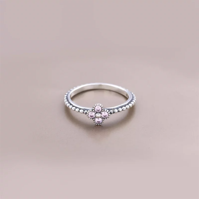 (afbeelding voor) Pandora Zilveren Oriental Blossom Ring 191001PCZ - Bekijken 2