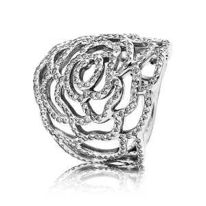 (afbeelding voor) Pandora Zilveren Shimmering Rose Ring 190951CZ