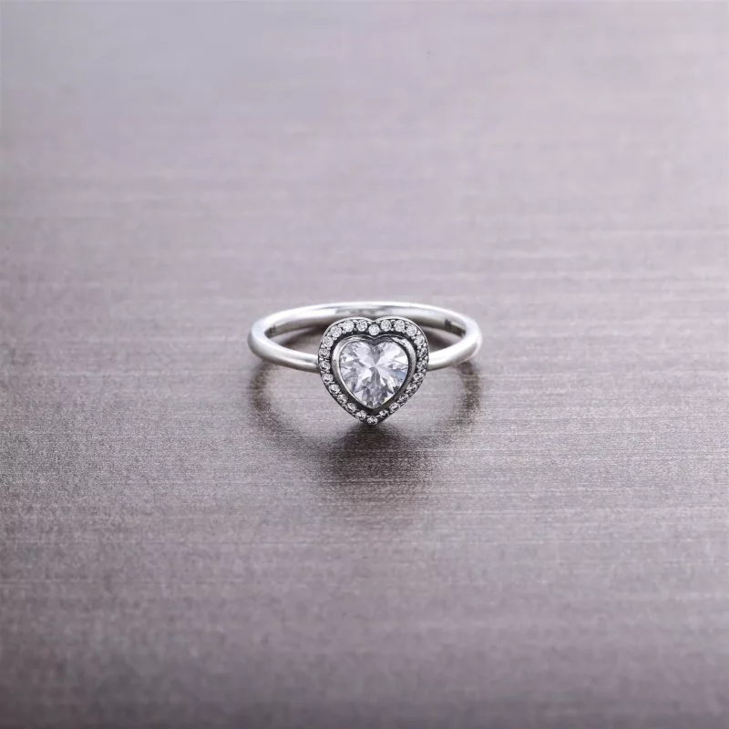 (afbeelding voor) Pandora Zilveren Sprankelende Hart Betrokkenheid Ring 190929CZ - Bekijken 2