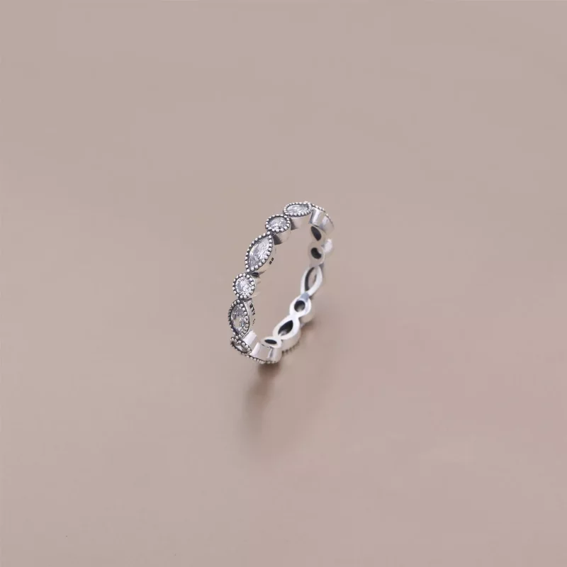 (afbeelding voor) Pandora Zilveren Verleidelijke Briljante Markiezin Ring 190940CZ - Bekijken 2