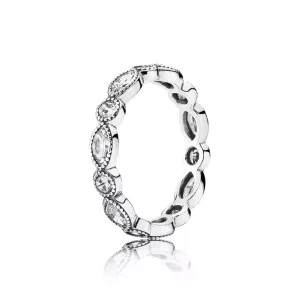 Pandora Zilveren Verleidelijke Briljante Markiezin Ring 190940CZ (afbeelding voor) Pandora Zilveren Verleidelijke Briljante Markiezin Ring 190940CZ