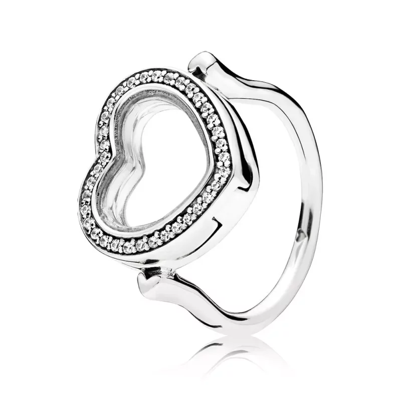 (afbeelding voor) Sprankelende Pandora Medaillon Ring 197252CZ