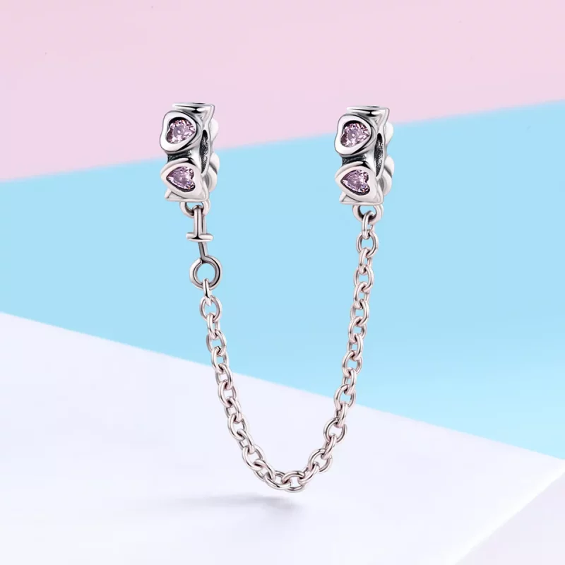 (afbeelding voor) Pandora Style Geurig Hart Veiligheidsketting - SCC562 - Bekijken 3