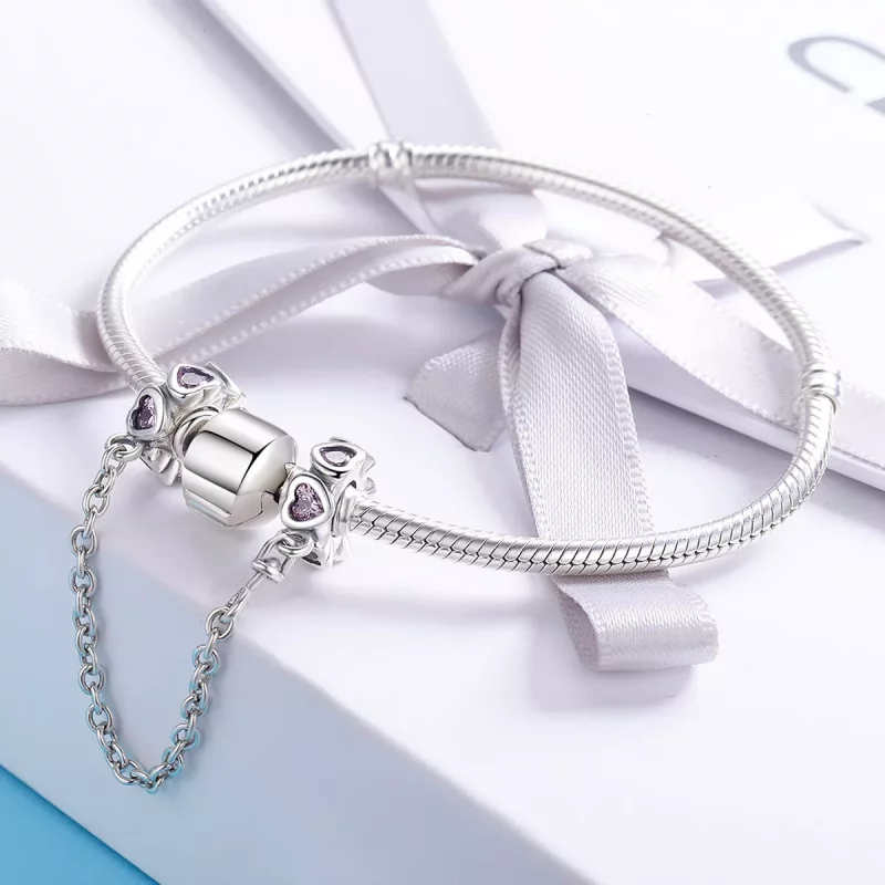 (afbeelding voor) Pandora Style Geurig Hart Veiligheidsketting - SCC562 - Bekijken 4