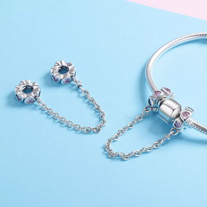 (afbeelding voor) Pandora Style Geurig Hart Veiligheidsketting - SCC562 - Bekijken 5