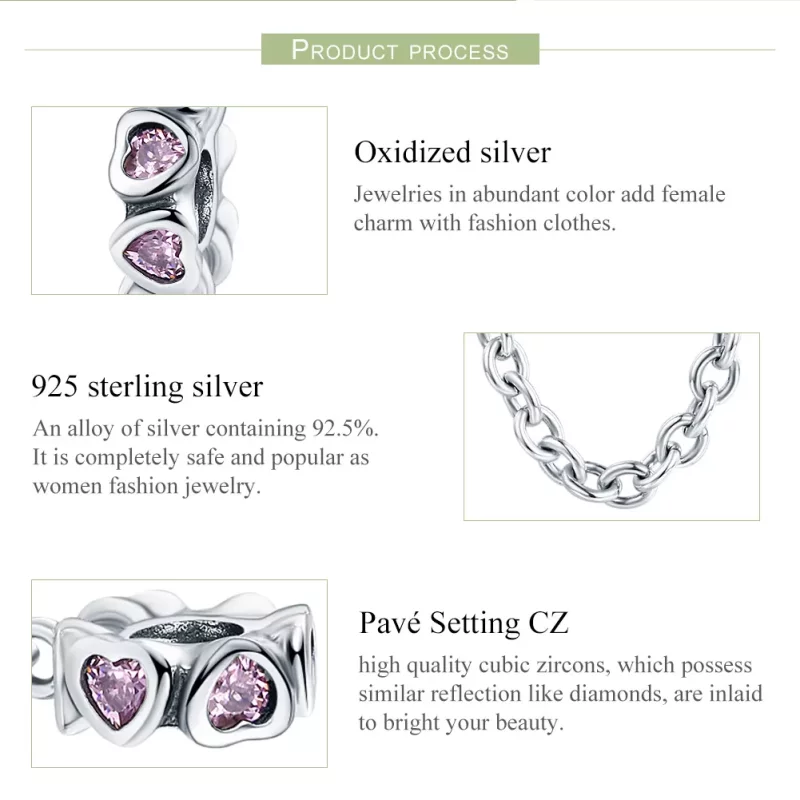 (afbeelding voor) Pandora Style Geurig Hart Veiligheidsketting - SCC562 - Bekijken 6