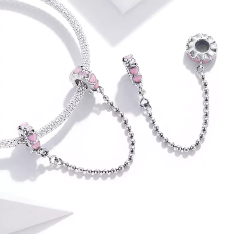 (afbeelding voor) Pandora Style Liefs Daisy Veiligheidsketting - SCC1799 - Bekijken 4