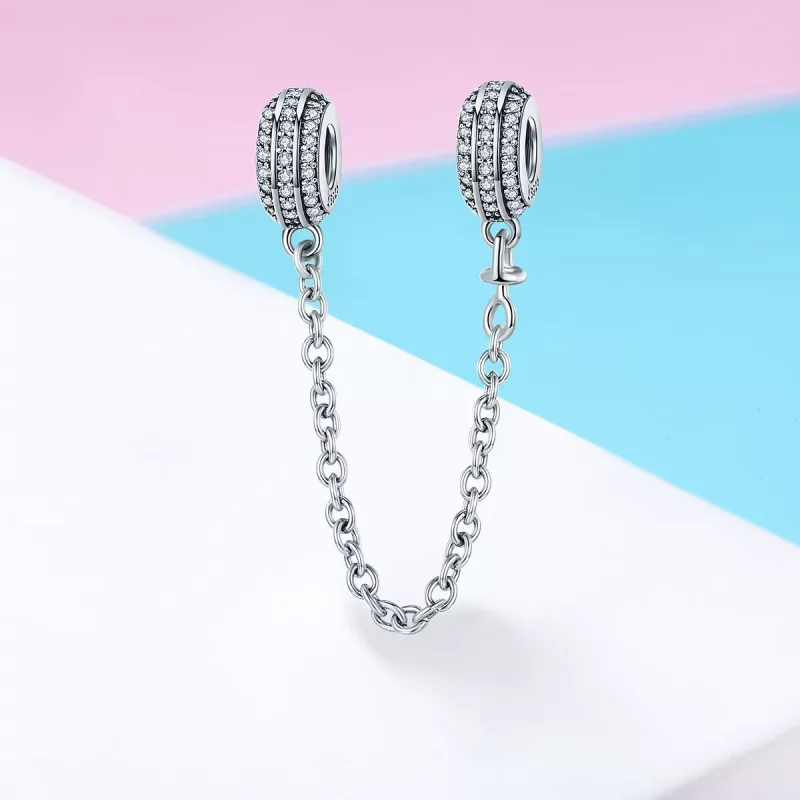 (afbeelding voor) Pandora Style Pavé Veiligheidsketting - SCC812 - Bekijken 2