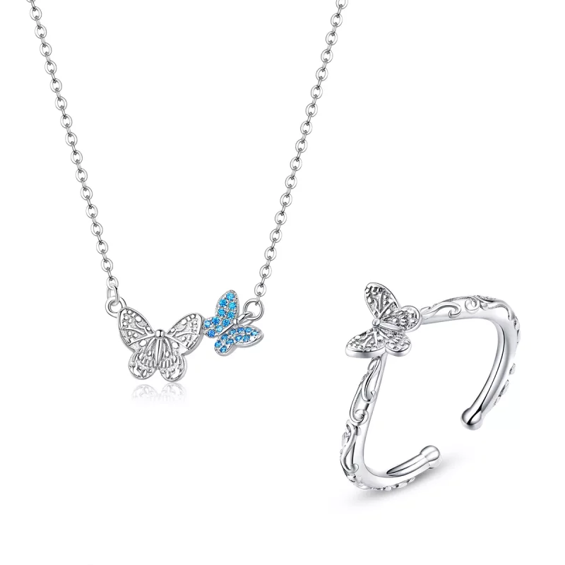 (afbeelding voor) Pandora stijl sieraden set - SET007