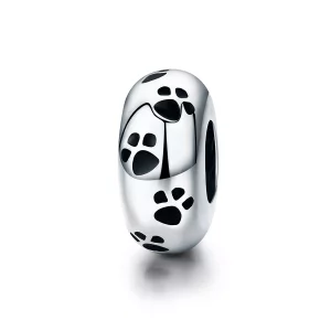 (afbeelding voor) Pandora Style Afdruk huisdier Spacer Bedel - SCC594
