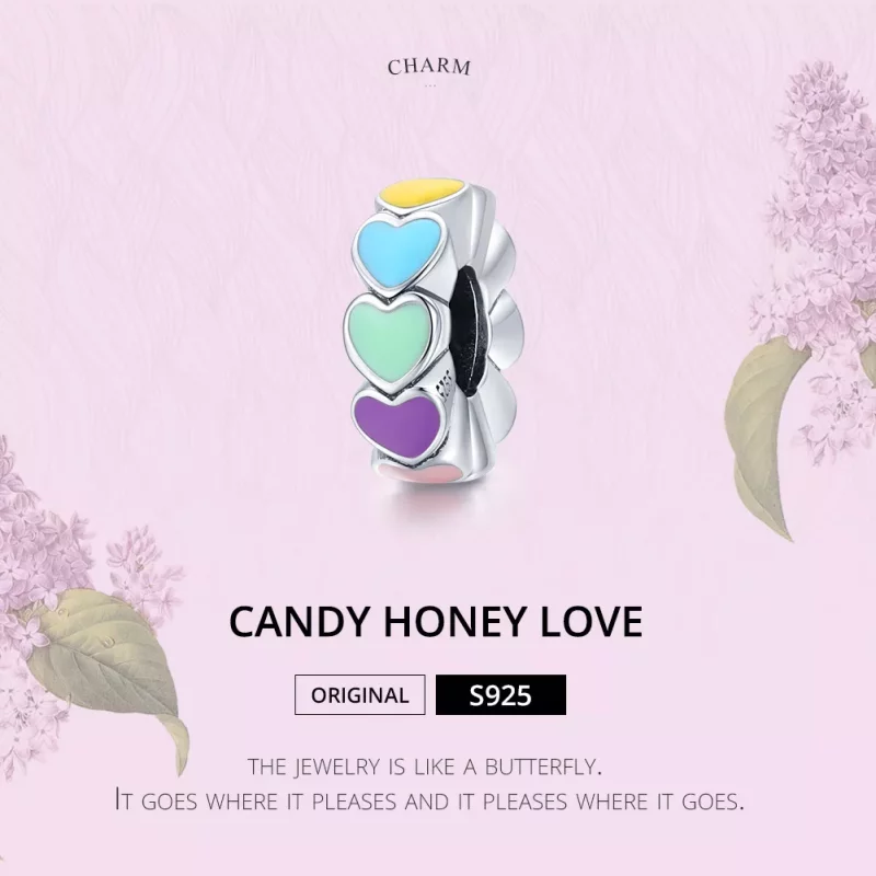 (afbeelding voor) Pandora Style Candy Honing Liefde Spacer Bedel - SCC1838 - Bekijken 6