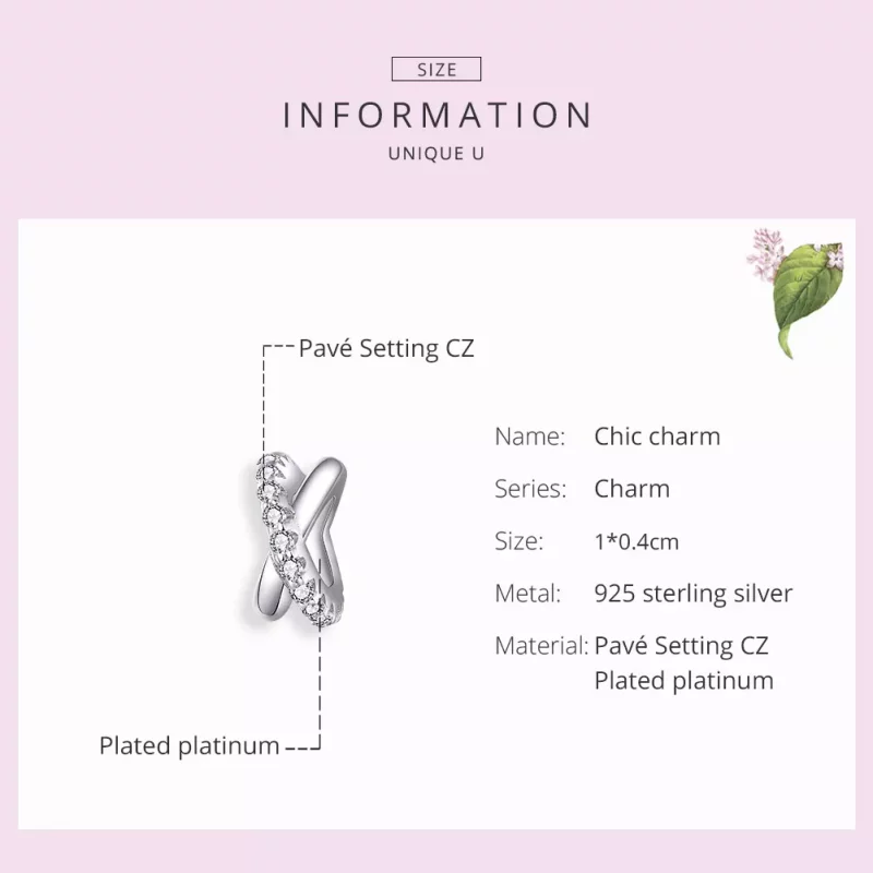 (afbeelding voor) Pandora Style Chique Spacer Bedel - BSC214 - Bekijken 6