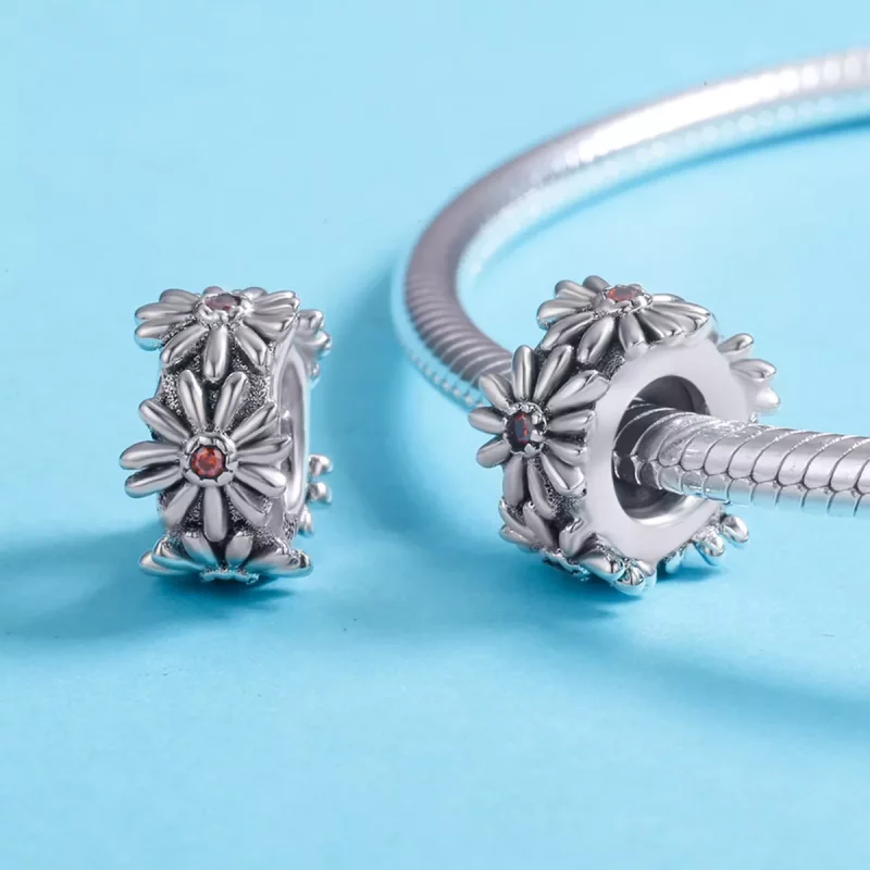(afbeelding voor) Pandora Style Daisy Krans Spacer Bedel - SCC598 - Bekijken 5