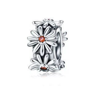 Pandora Style Daisy Krans Spacer Bedel - SCC598 (afbeelding voor) Pandora Style Daisy Krans Spacer Bedel - SCC598