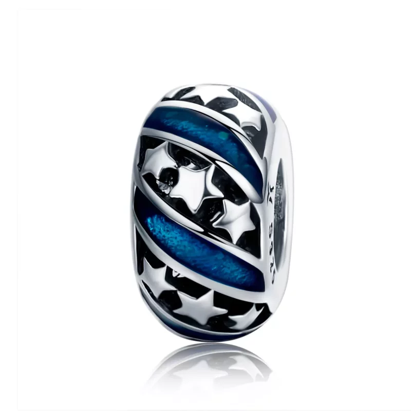 (afbeelding voor) Pandora Style De Shining Star River Spacer Bedel - SCC636