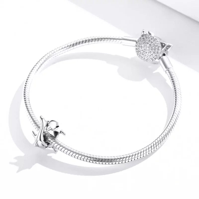 (afbeelding voor) Pandora Style Dolfijnen Spacer Bedel - BSC296 - Bekijken 3