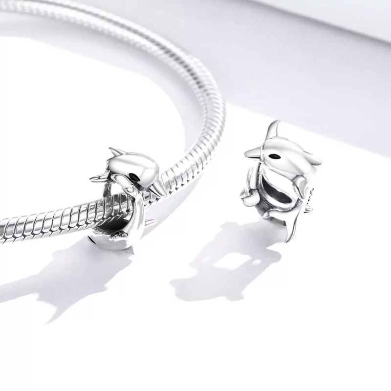 (afbeelding voor) Pandora Style Dolfijnen Spacer Bedel - BSC296 - Bekijken 4