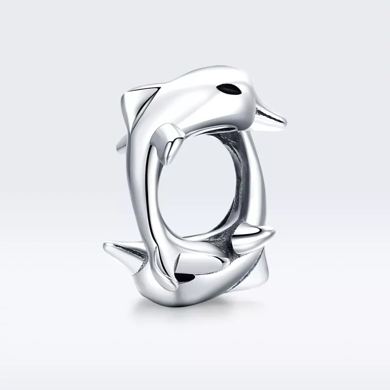 (afbeelding voor) Pandora Style Dolfijnen Spacer Bedel - BSC296 - Bekijken 5