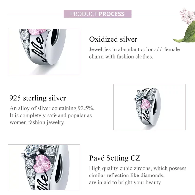 (afbeelding voor) Pandora Style Geliefde Spacer Bedel - BSC283 - Bekijken 8
