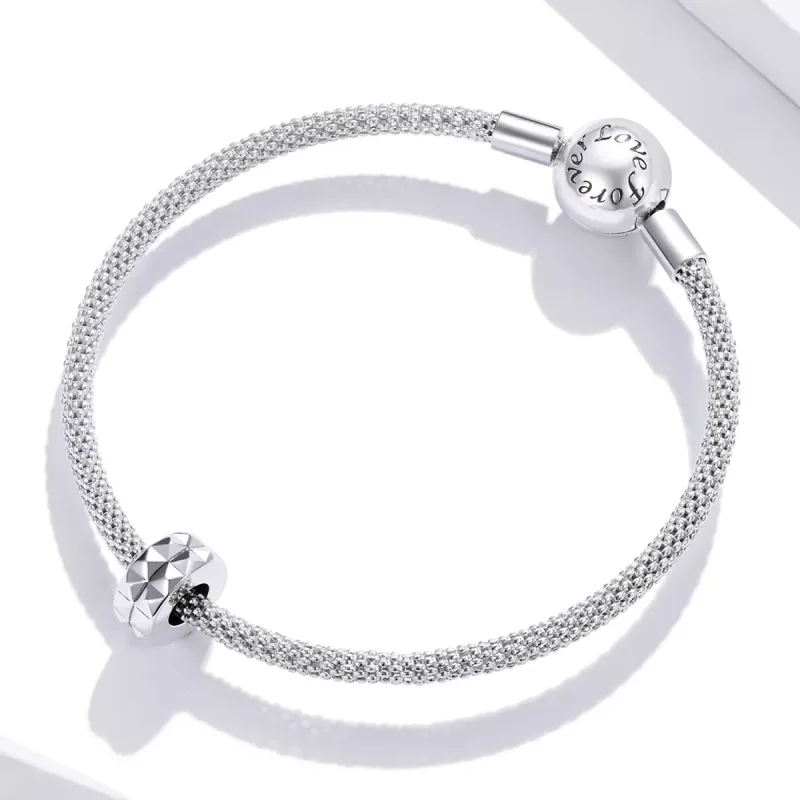 (afbeelding voor) Pandora Style Geometrie Spacer Bedel - SCC1789 - Bekijken 3