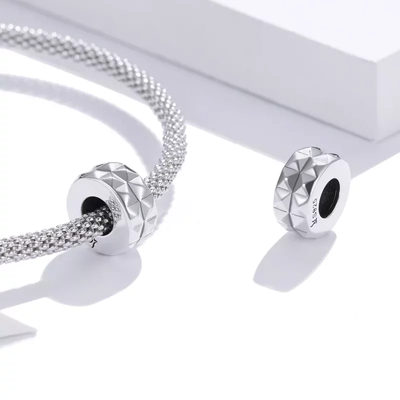 (afbeelding voor) Pandora Style Geometrie Spacer Bedel - SCC1789 - Bekijken 4
