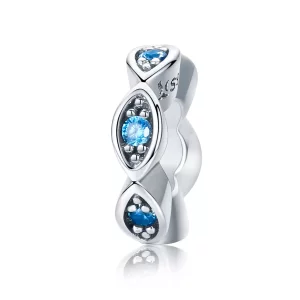 (afbeelding voor) Pandora Style Glimmende ogen Spacer Bedel - SCC513