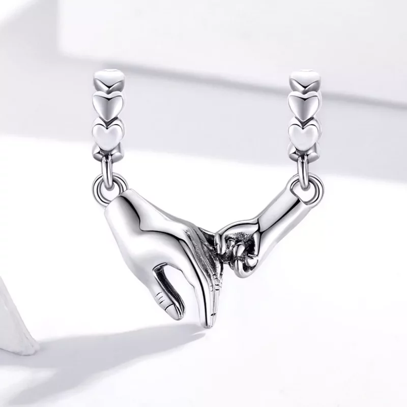 (afbeelding voor) Pandora Style Hand in hand Spacer Bedel - SCC1700 - Bekijken 2