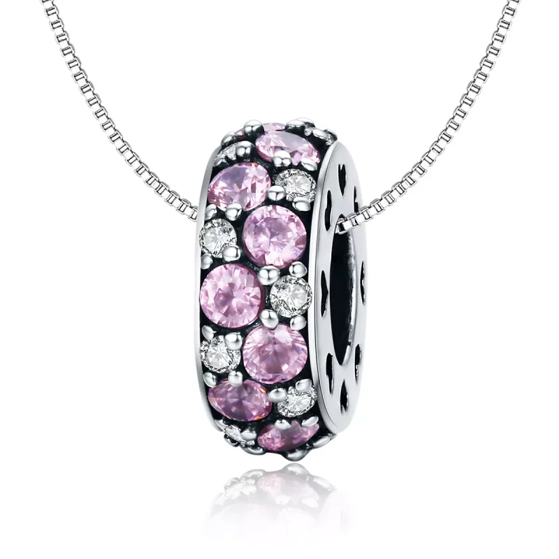 (afbeelding voor) Pandora Style Hart Spacer Bedel - SCC635 - Bekijken 8