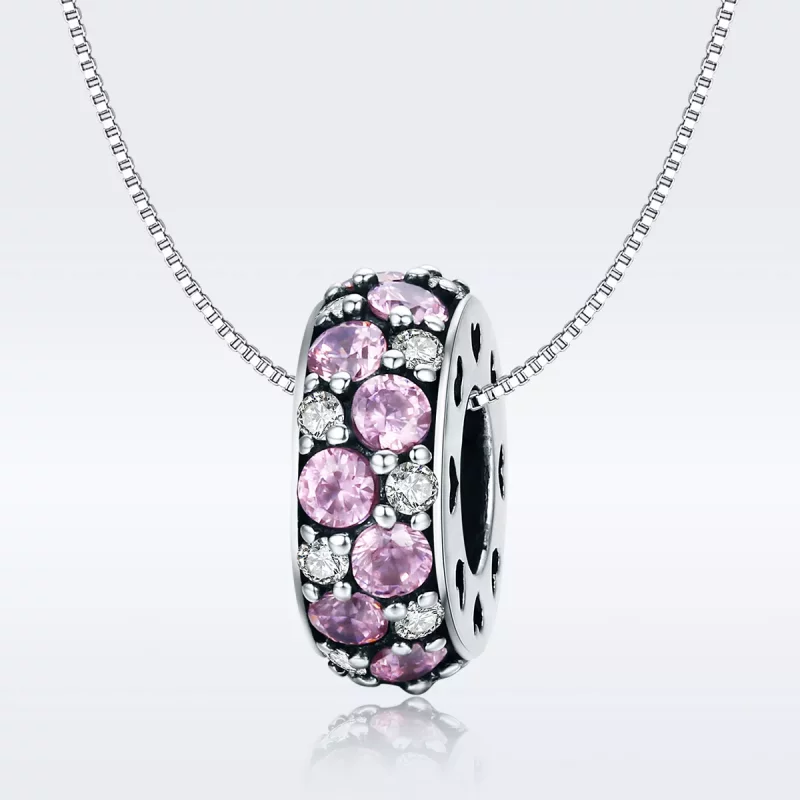 (afbeelding voor) Pandora Style Hart Spacer Bedel - SCC635 - Bekijken 9