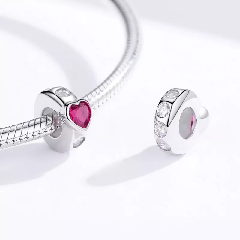 (afbeelding voor) Pandora Style Heldere Liefde Spacer Bedel - BSC123 - Bekijken 3
