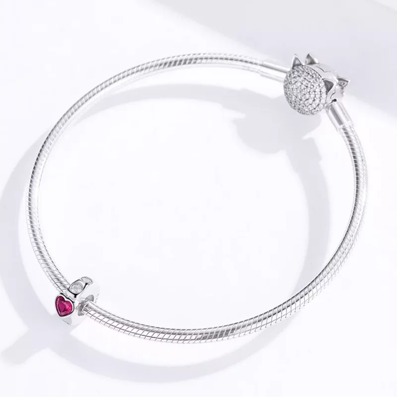 (afbeelding voor) Pandora Style Heldere Liefde Spacer Bedel - BSC123 - Bekijken 4