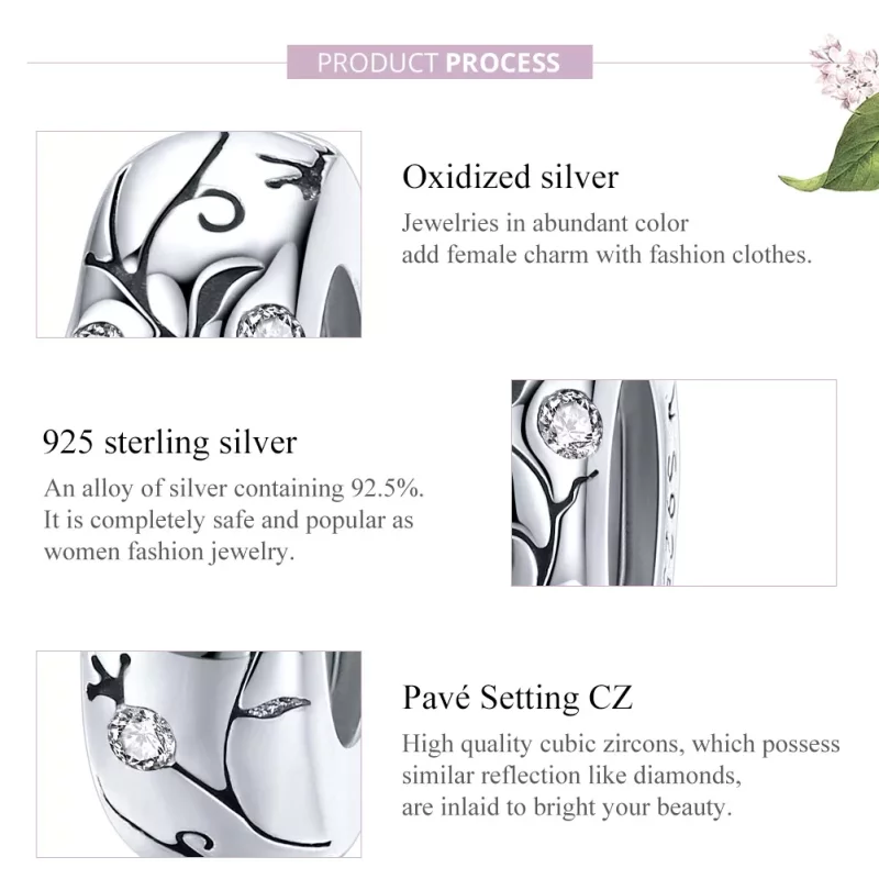 (afbeelding voor) Pandora Style Klassiek patroon Spacer Bedel - SCC1559 - Bekijken 8