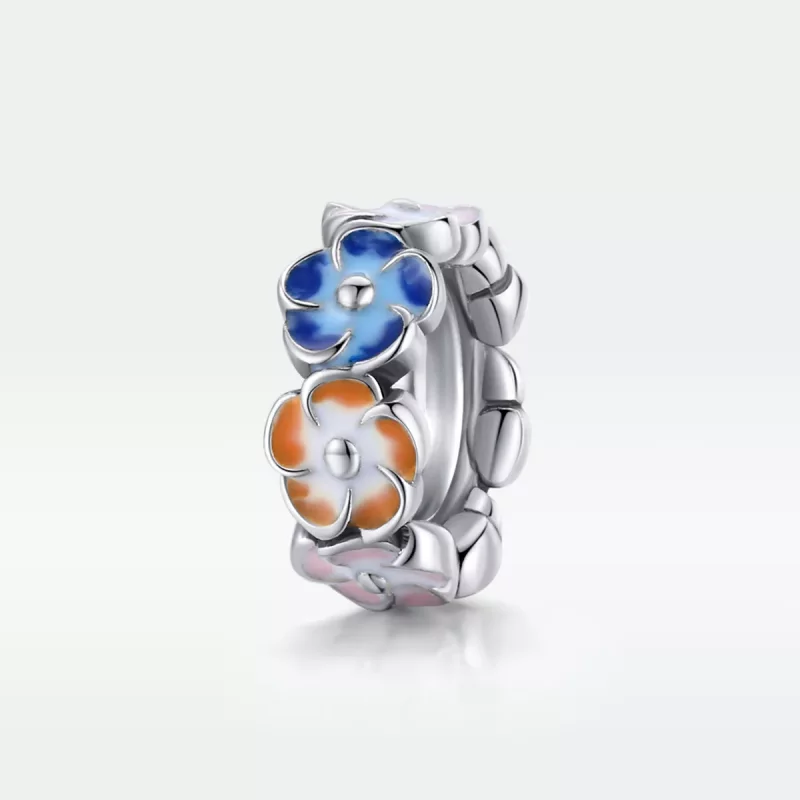 (afbeelding voor) Pandora Style Kleurrijke hortensia Spacer Bedel - SCC1703 - Bekijken 5