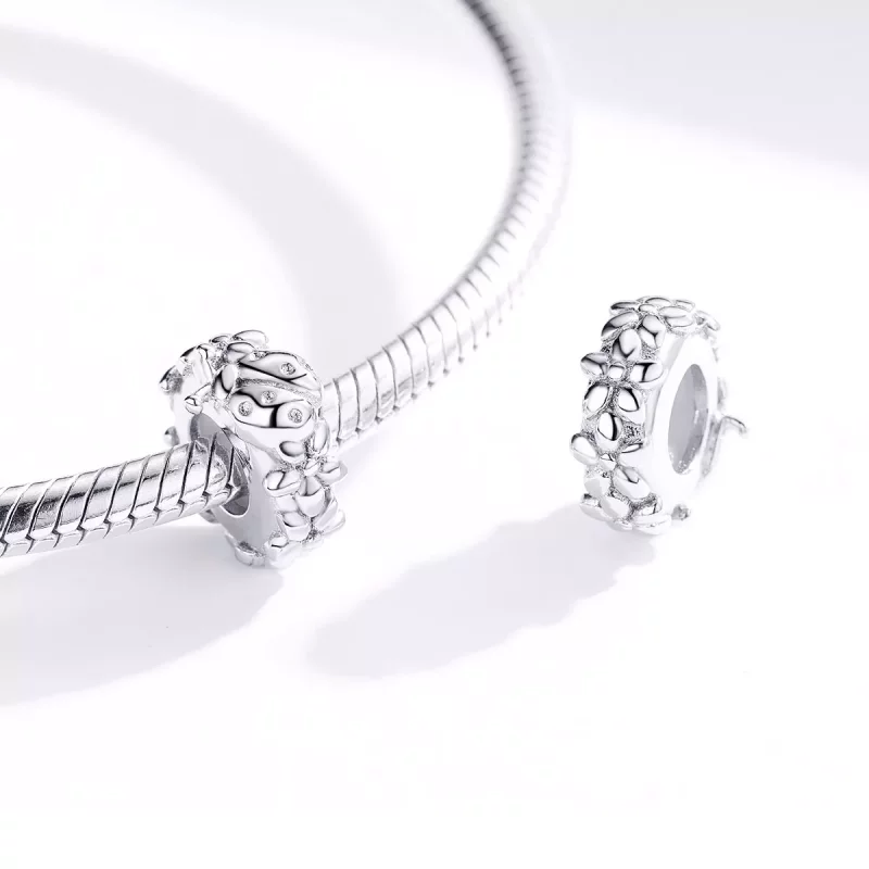 (afbeelding voor) Pandora Style Lieveheersbeestje Spacer Bedel - BSC112 - Bekijken 3