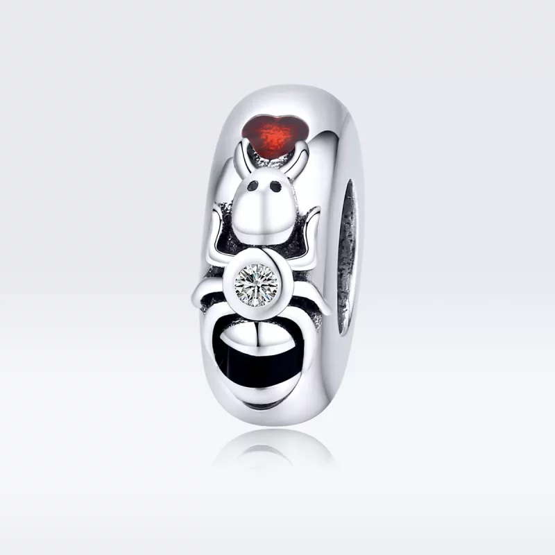 (afbeelding voor) Pandora Style Mier Spacer Bedel - SCC1482 - Bekijken 5