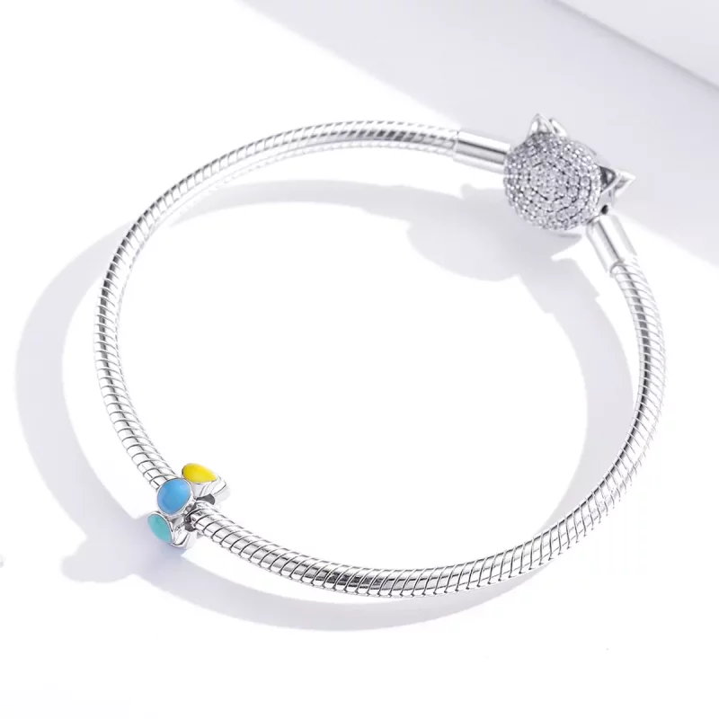 (afbeelding voor) Pandora Style Regenboog Bubbel Spacer Bedel - SCC1555 - Bekijken 2