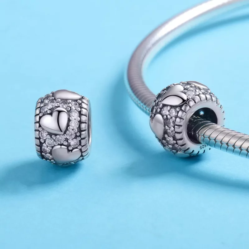 (afbeelding voor) Pandora Style Schijn in mijn hart Spacer Bedel - SCC798 - Bekijken 3
