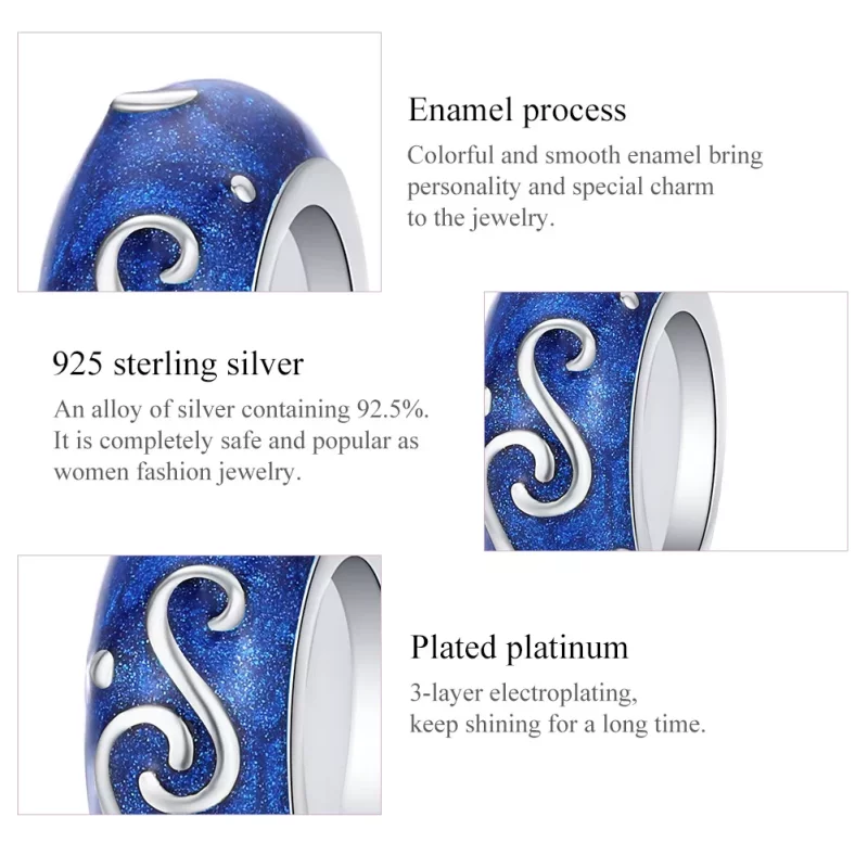 (afbeelding voor) Pandora Style Sterren gloed Spacer Bedel - SCC1388 - Bekijken 5