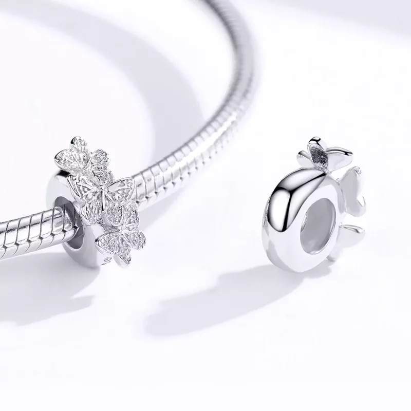 (afbeelding voor) Pandora Style Vlinder Spacer Bedel - BSC120 - Bekijken 4