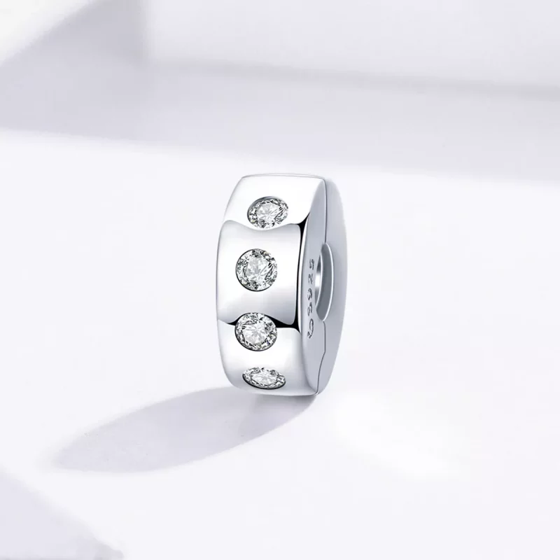 (afbeelding voor) Pandora Style Zirkonia Spacer Bedel - BSC165 - Bekijken 2