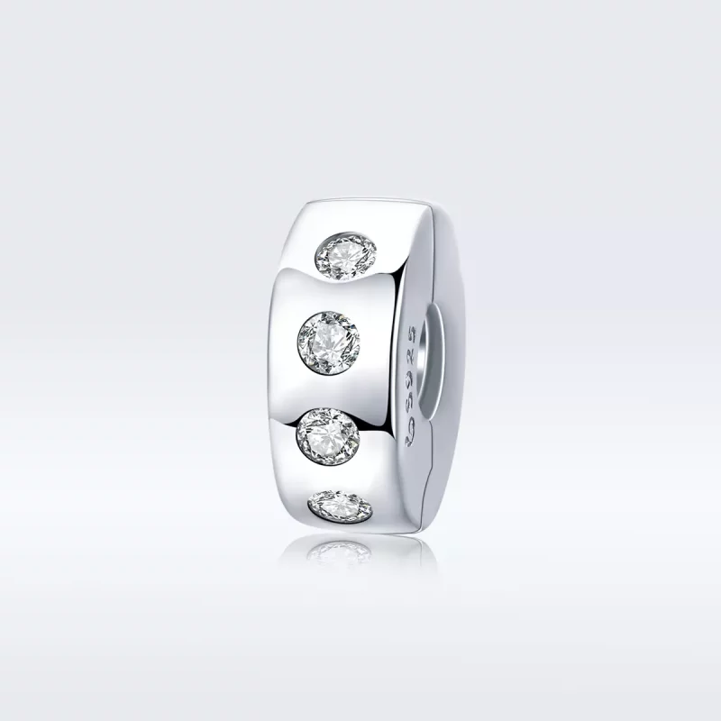 (afbeelding voor) Pandora Style Zirkonia Spacer Bedel - BSC165 - Bekijken 5