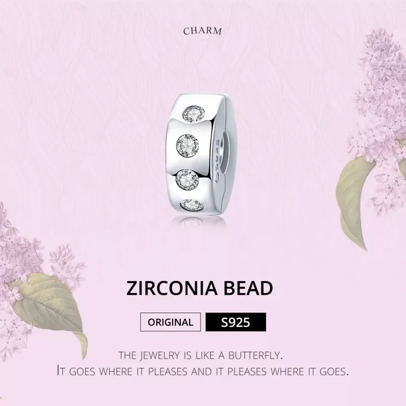 (afbeelding voor) Pandora Style Zirkonia Spacer Bedel - BSC165 - Bekijken 6
