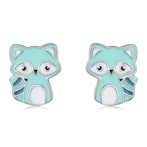 Pandora Style Baby Wasbeer Oorknopjes - SCE1279 (afbeelding voor) Pandora Style Baby Wasbeer Oorknopjes - SCE1279