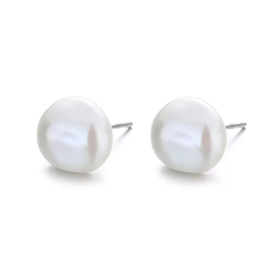 (afbeelding voor) Pandora Style Barokke Parel Oorknopjes - BSE604