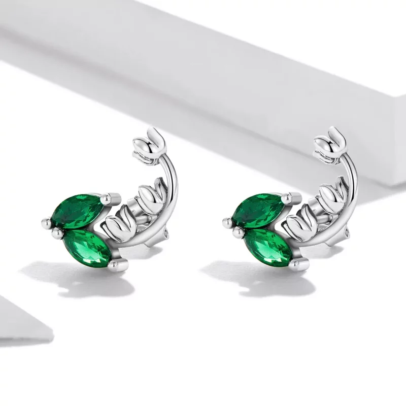 (afbeelding voor) Pandora Style Bell Orchidee Oorknopjes - SCE1363 - Bekijken 2
