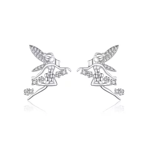 (afbeelding voor) Pandora Style Bloem Elf Oorknopjes - BSE341