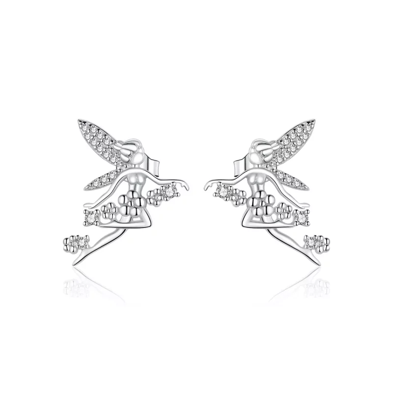 (afbeelding voor) Pandora Style Bloem Elf Oorknopjes - BSE341