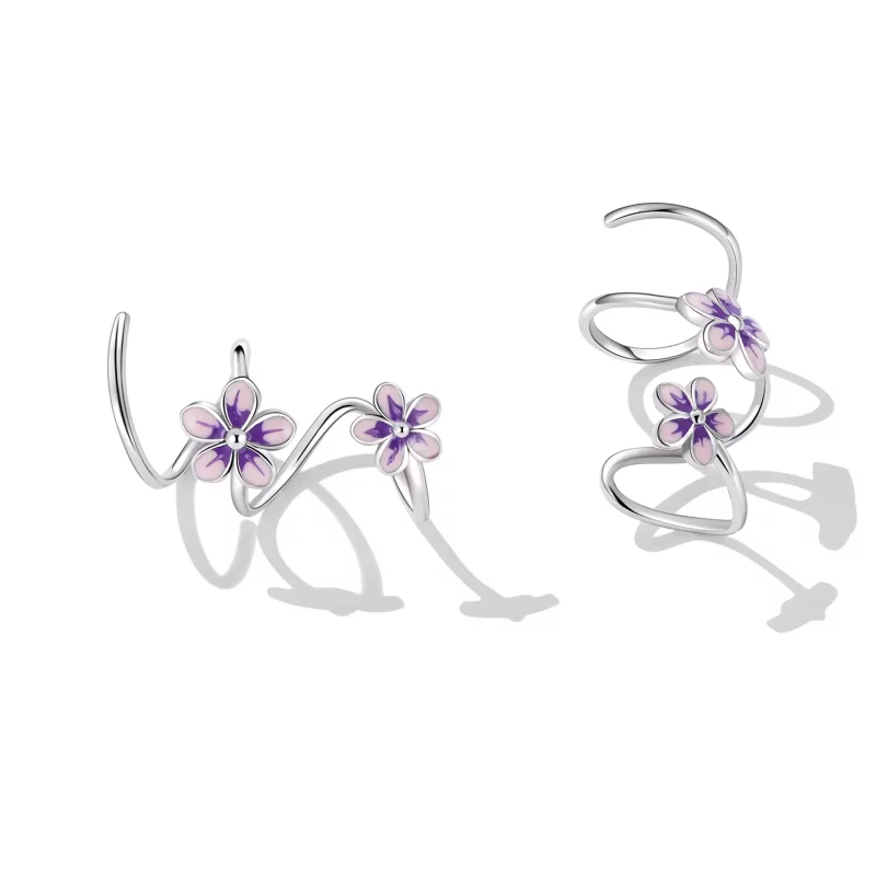 (afbeelding voor) Pandora Style Bloemen Oorknopjes - SCE1462 - Bekijken 3