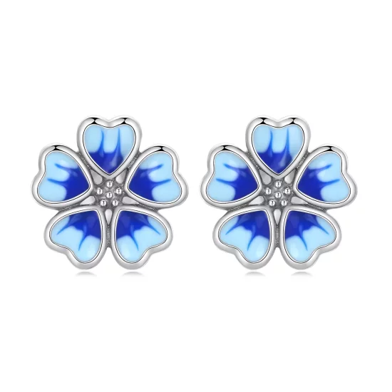 (afbeelding voor) Pandora Style Bloemen Oorknopjes - SCE1513